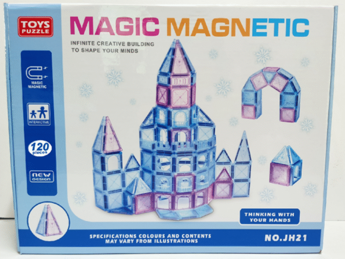 Variety of magnetic building blocks (120pcs) JH21A