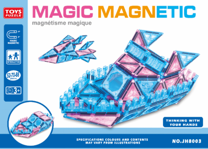 Variety of magnetic sheets (70pcs) JH8003B