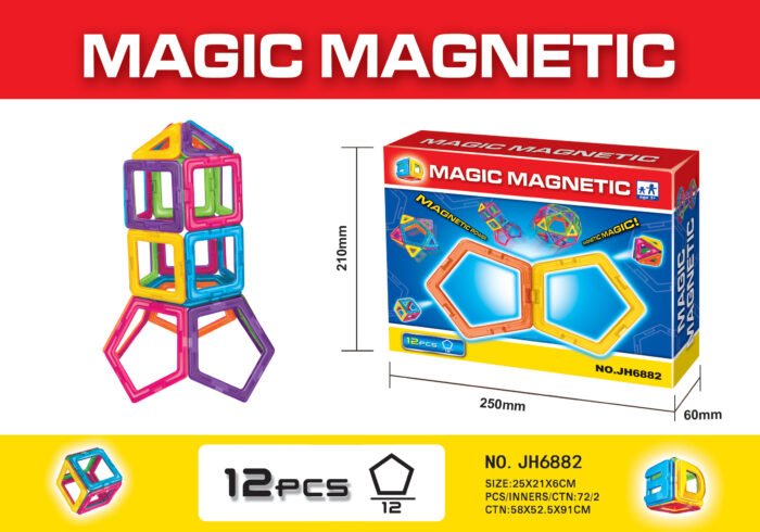 Magnetic Building Blocks (12pcs) JH6882