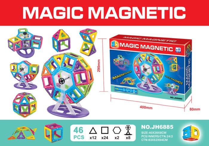 JH6885 magnetic building blocks (46pcs)