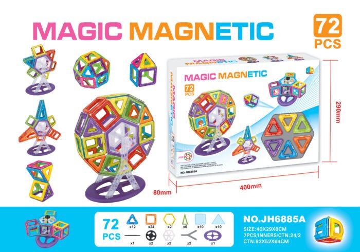 Versatile Magnetic Building Blocks - JH6885A