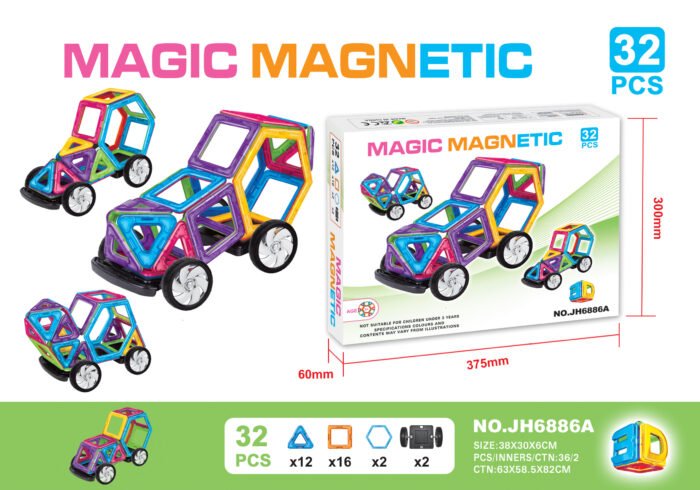 Transformable Magnetic Building Blocks - Image 3
