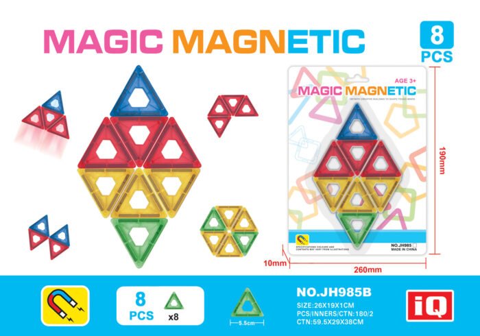 magnetic building blocks (8 pieces) JH985B